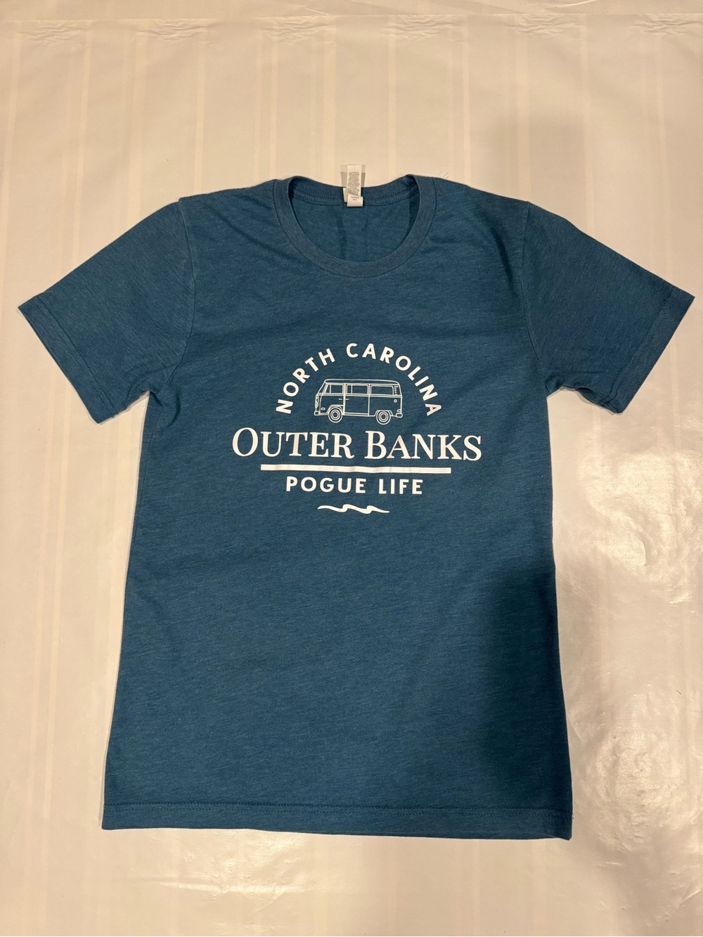 Bella Canvas Blue Outer Banks Pogue Life Tee